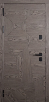 Стальная дверь с панелями МДФ со шпоном